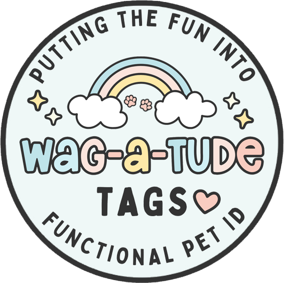 Wag-A-Tude Tags - Custom Pet Tags