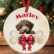 Spanish Water Dog Christmas Tree Decoration