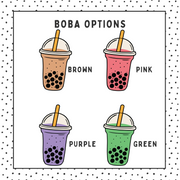 Boba Tea Colour Options