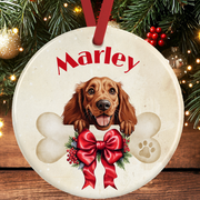 Irish Setter Christmas Tree Decoration