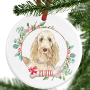 Italian Spinone Personalised Christmas Ornament