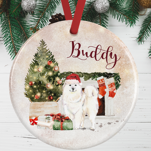 Samoyed Christmas Ornament