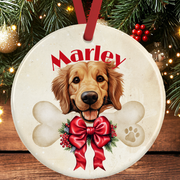Golden Retriever Christmas Tree Decoration