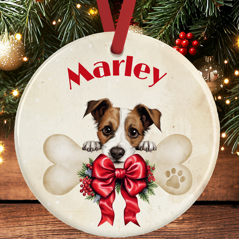 Jack Russell Terrier Tree Decoration