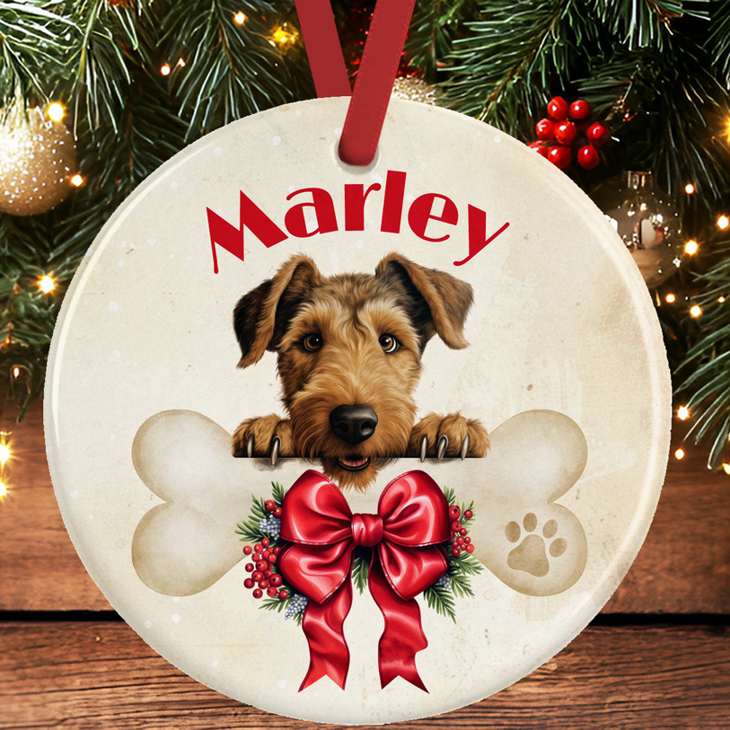 Welsh Terrier Christmas Tree Decoration
