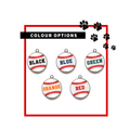 Baseball Dog Tag Colour Options