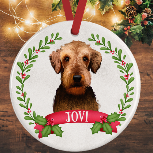 Airedale Terrier Christmas Decoration