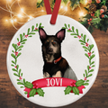 Australian Kelpie Christmas Decoration