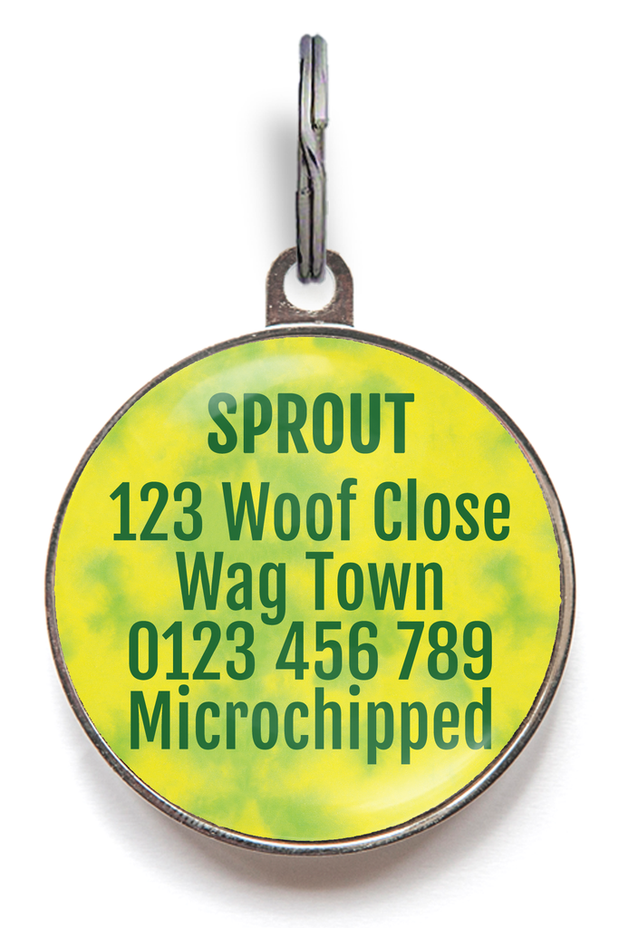 Pickle Pet Tag Personalisation For Back Of Tag