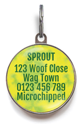Pickle Pet Tag Personalisation For Back Of Tag