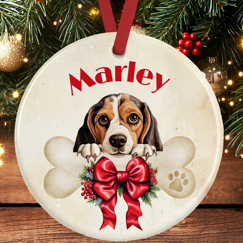 Beagle Christmas Tree Decoration - Christmas Gift For Beagle Lover