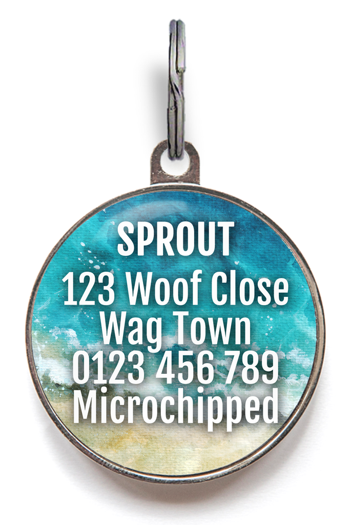 Beach Pet ID Tag