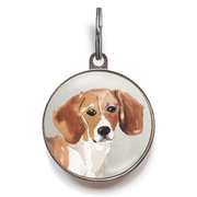 Beagle Dog Tag - Grey