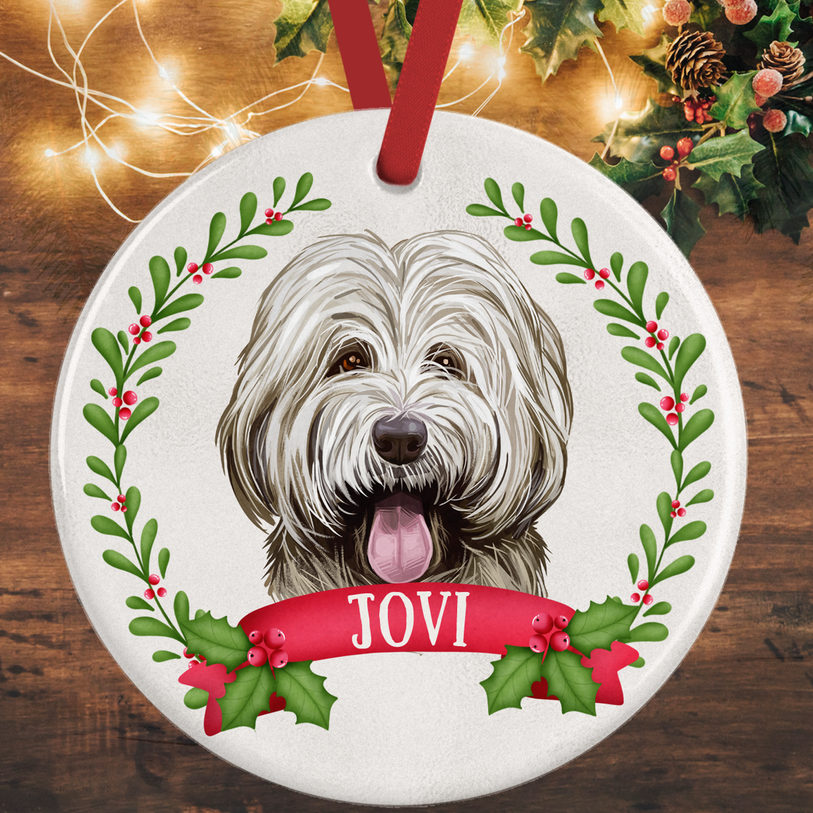 Bordoodle Christmas Decoration