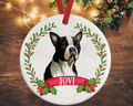 Boston Terrier Christmas Decoration