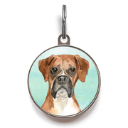 Boxer Dog Tag - Green