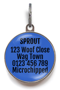 Whippet Dog ID Tag