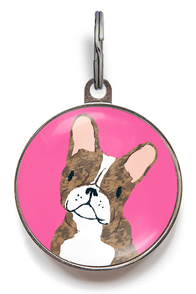 Boston Terrier Dog ID Tag
