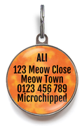 Indoor Only Cat ID Tag