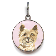 Cairn Terrier Dog Tag - Pink