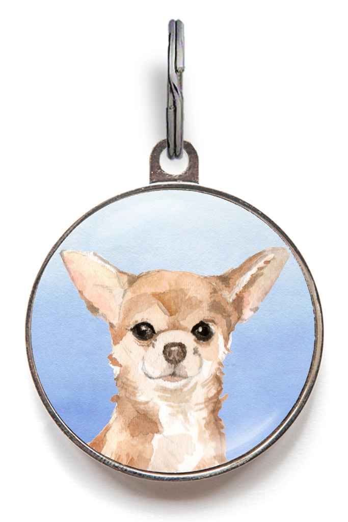 Chihuahua Dog Tag - Blue