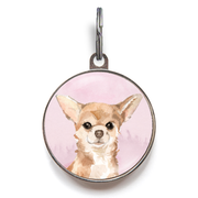 Chihuahua Dog Tag - Pink