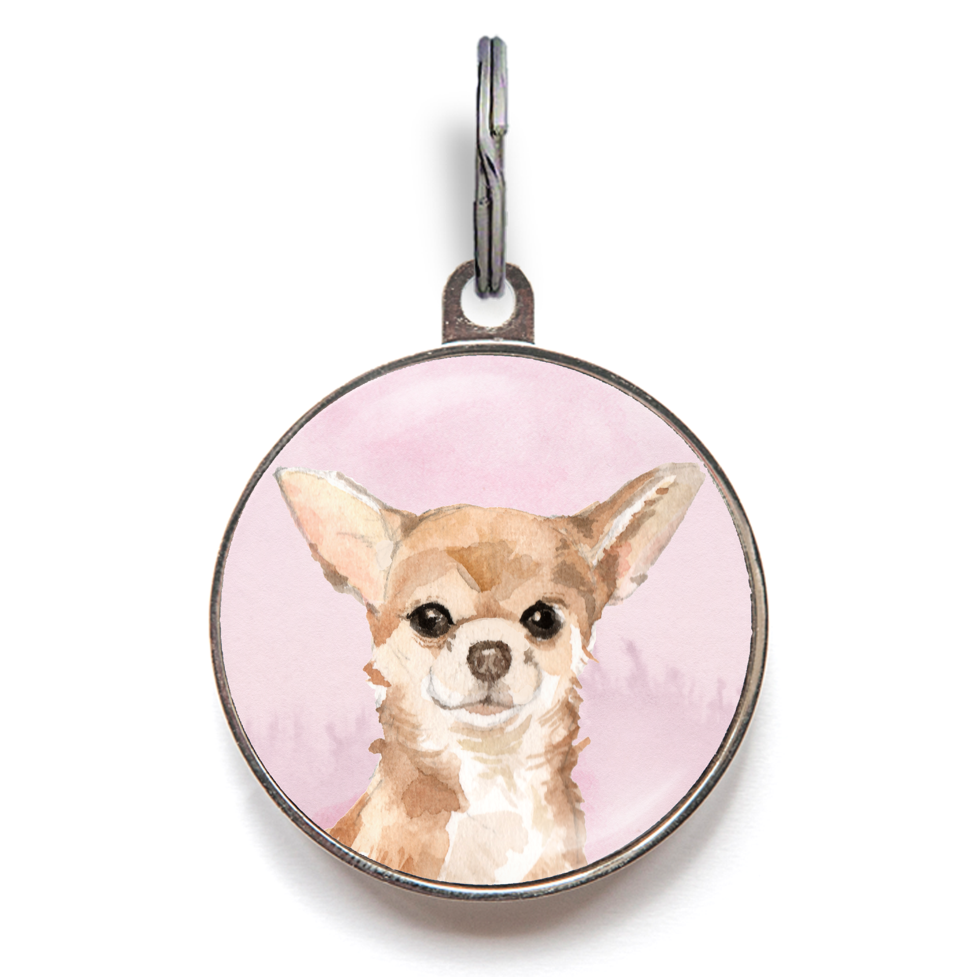 Chihuahua Dog Tag - Pink