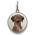 Chocolate Labrador Dog Tag