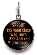 Furry and Bright Christmas Pet Tag