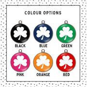 Colour chart for clover dog ID tag