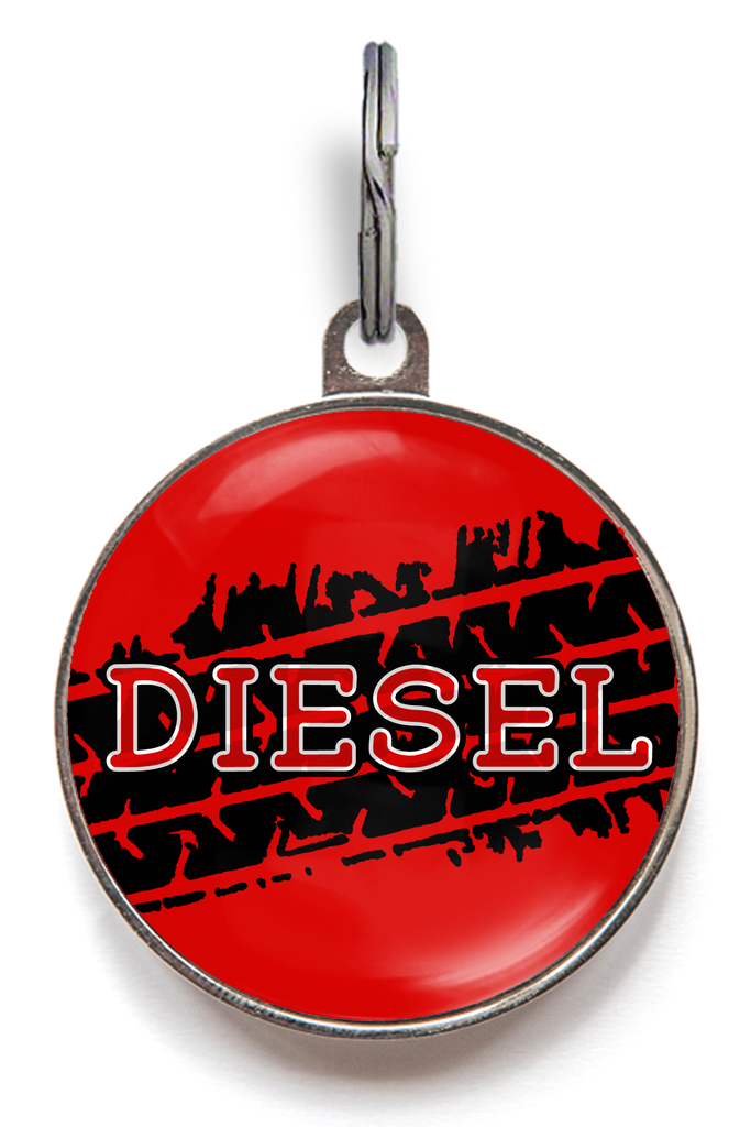 Diesel Tyre Dog ID Tag