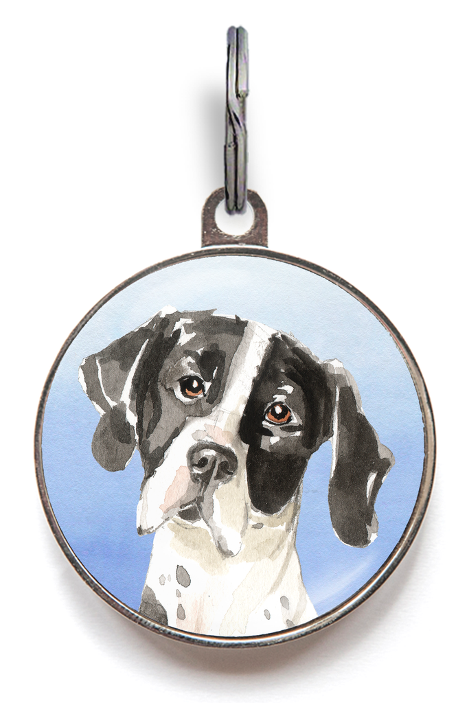English Pointer Dog Tag - Blue