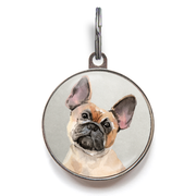 French Bulldog Dog Tag - Grey