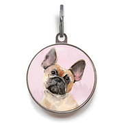 French Bulldog Dog Tag - Pink