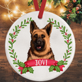 German Shepherd Christmas Decoration