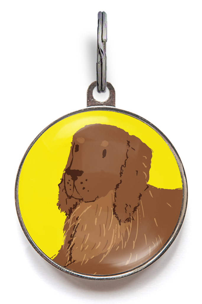 Gordon Setter Dog ID Tag