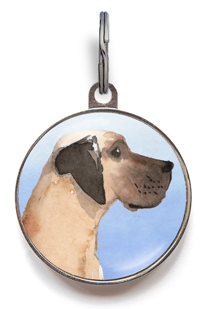 Great Dane Dog Tag - Blue