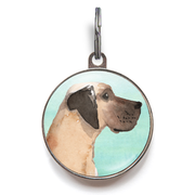 Great Dane Dog Tag - Green