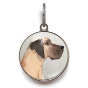 Great Dane Dog Tag - Grey