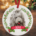 Komondor Christmas Decoration