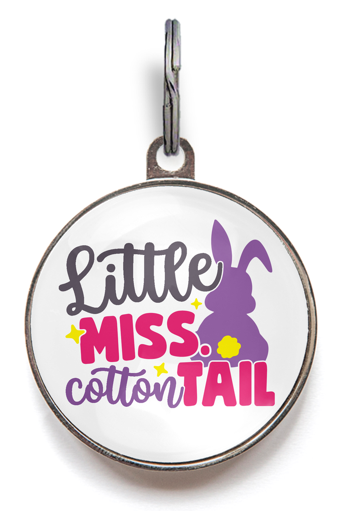 Little Miss Cotton Tail Pet Tag