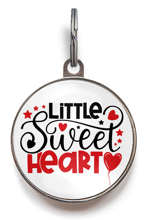 Little Sweetheart Valentines Dog Tag