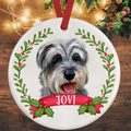 Mini Schnauzer Christmas Decoration