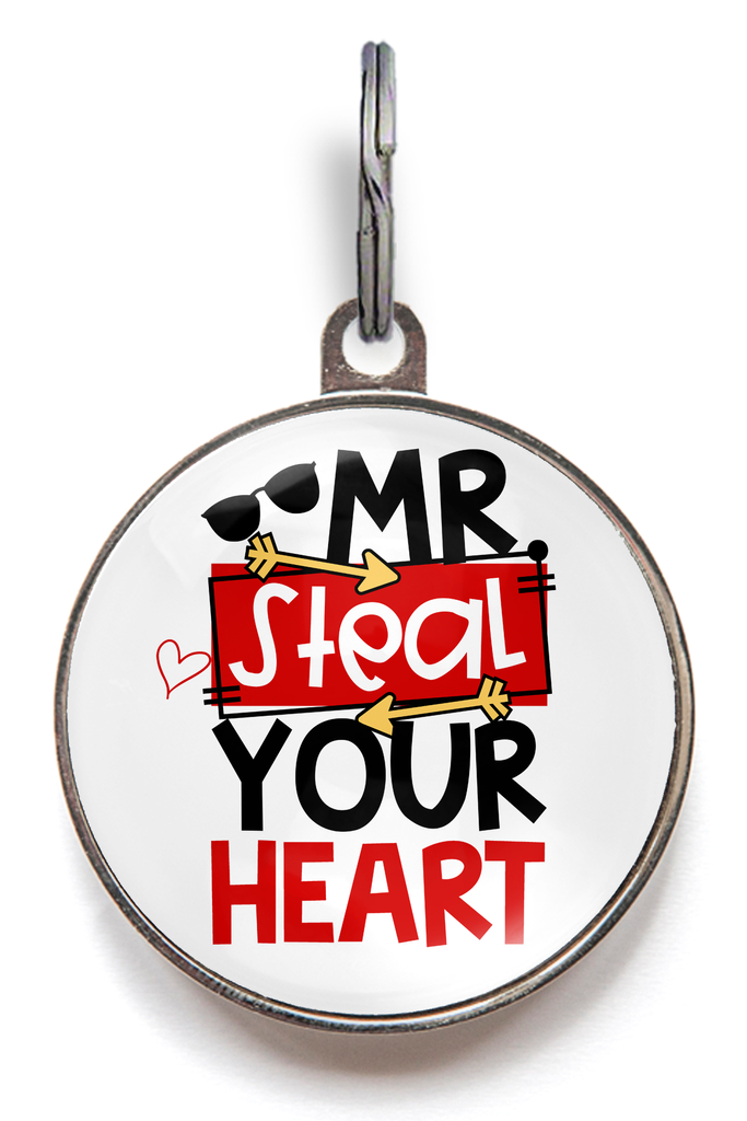 Mr Steal Your Heart Dog Tag