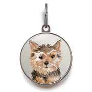 Norfolk Terrier Dog Tag - Grey