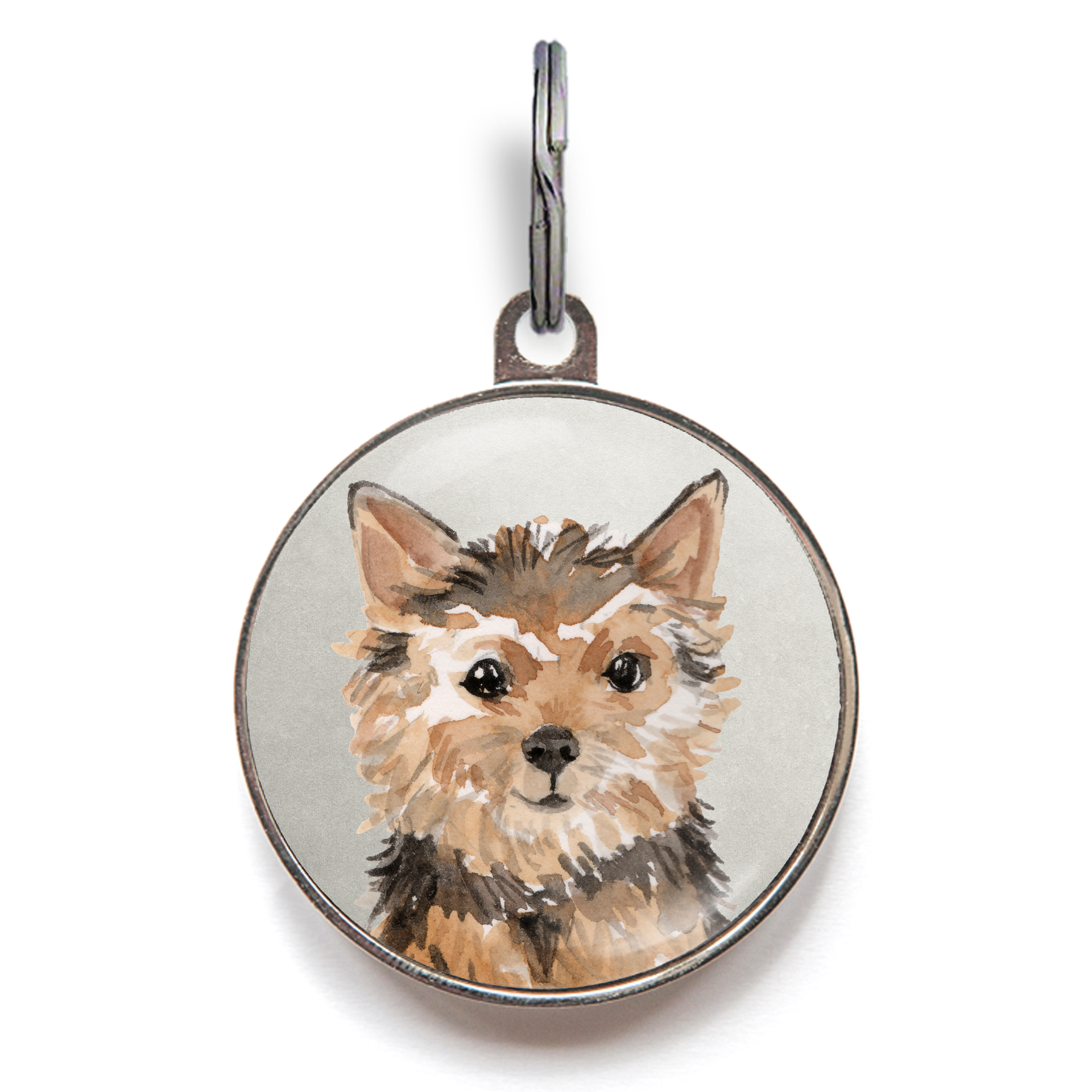 Norfolk Terrier Dog Tag - Grey