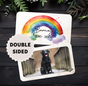 Rainbow Pet Memorial Wallet Card
