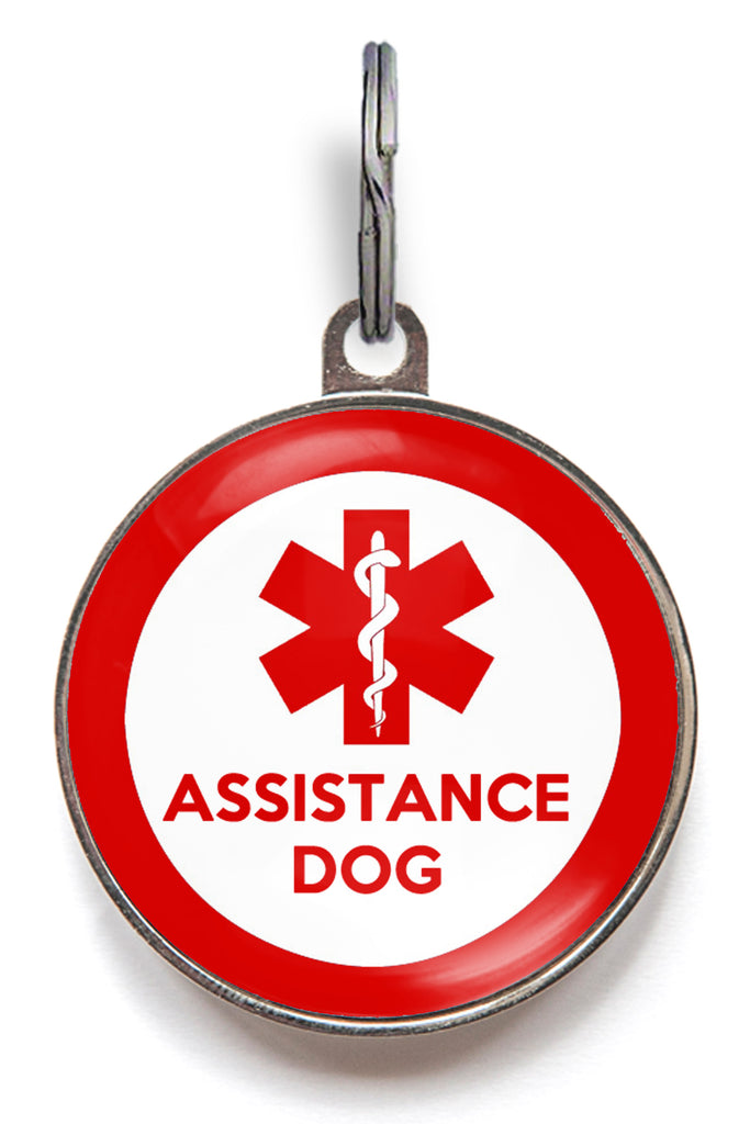 Assistance Dog ID Tag - Red