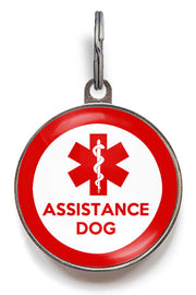 Assistance Dog ID Tag - Red