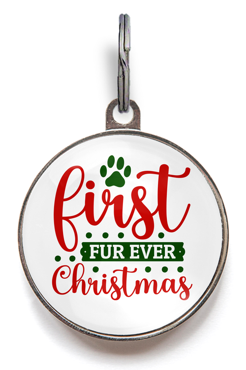 First Furever Christmas Rescue Pet Tag